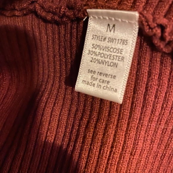 Russet long sleeve top - Picture 3 of 5